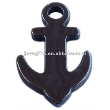 Hematite Anchor Pendants